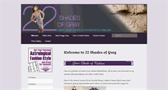 Desktop Screenshot of 22shadesofgray.com