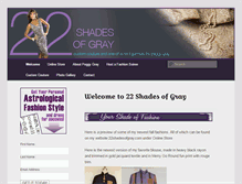 Tablet Screenshot of 22shadesofgray.com